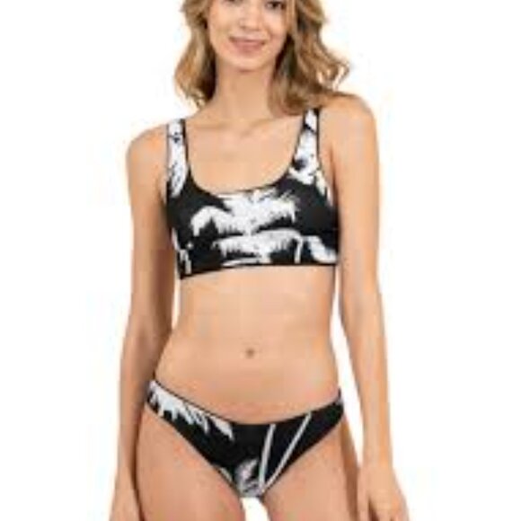 MAAJI JADE BLACK DONNA PSORTY WOMEN BRALETTE BIKINI TOP SIZE MEDIUM NEW - Picture 6 of 6